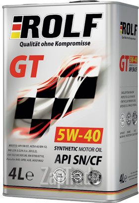 ������ �������� ����� Rolf GT SAE 5w-40 ������������� | ������� 107285