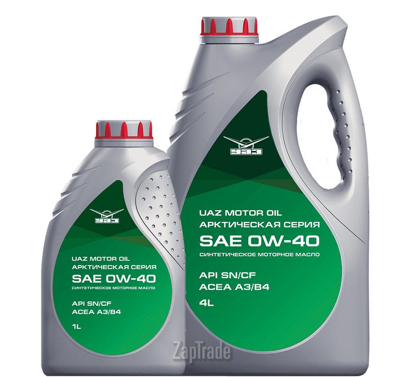 ������ �������� ����� Uaz MOTOR OIL 0W40 ������������� | ������� 000000-4734053-00