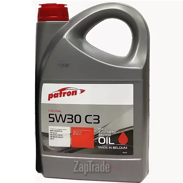 ������ �������� ����� Patron ORIGINAL C3 5W-30 ������������� | ������� 5W30 C3 4L ORIGINAL